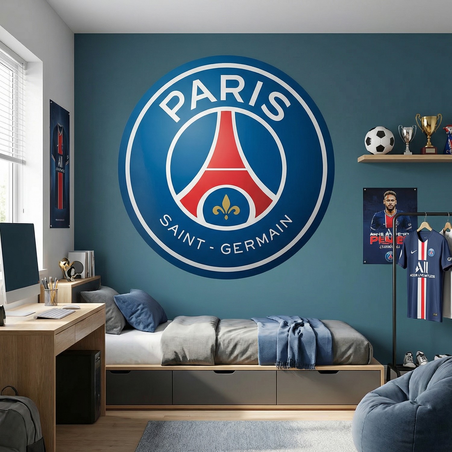 Vinilos Decorativos: Escudo PSG