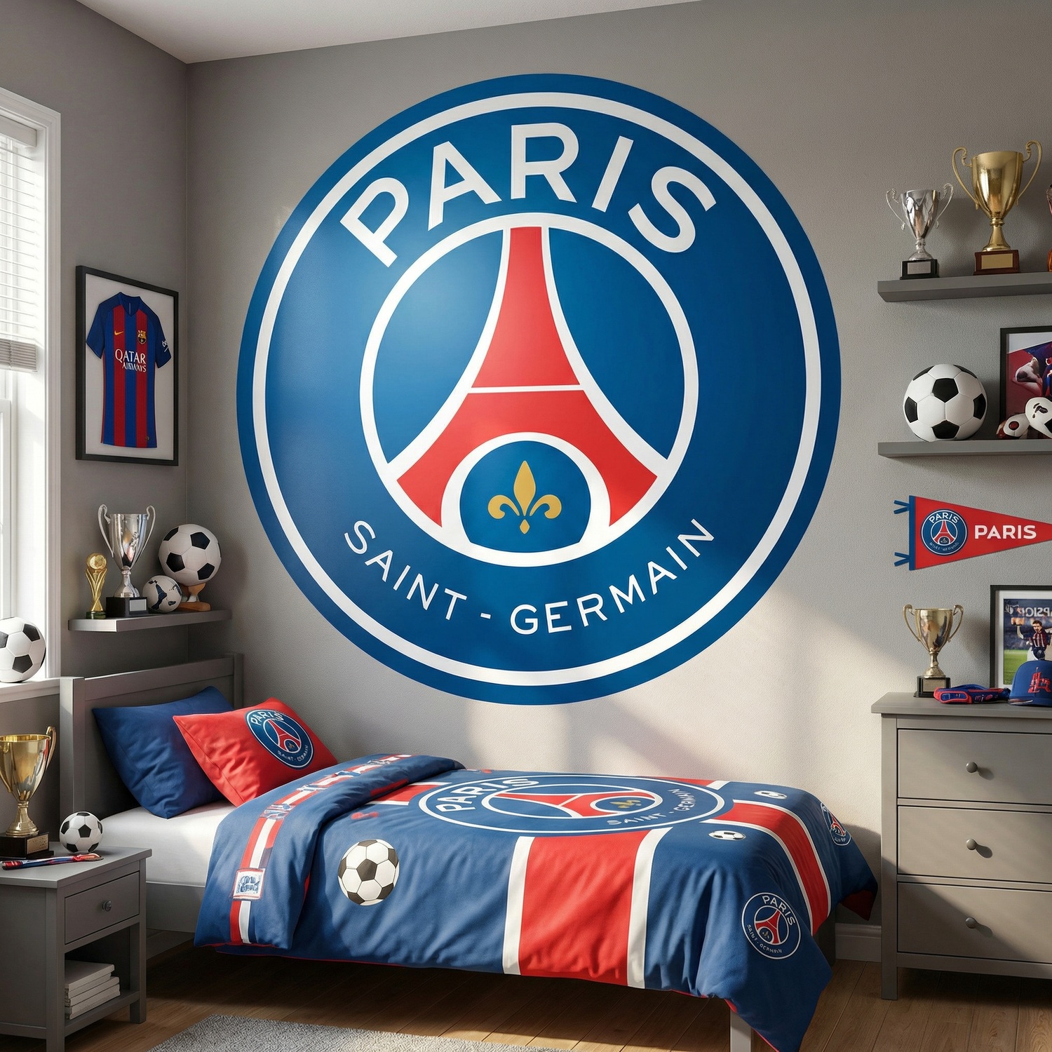 Vinilos Decorativos: Escudo PSG