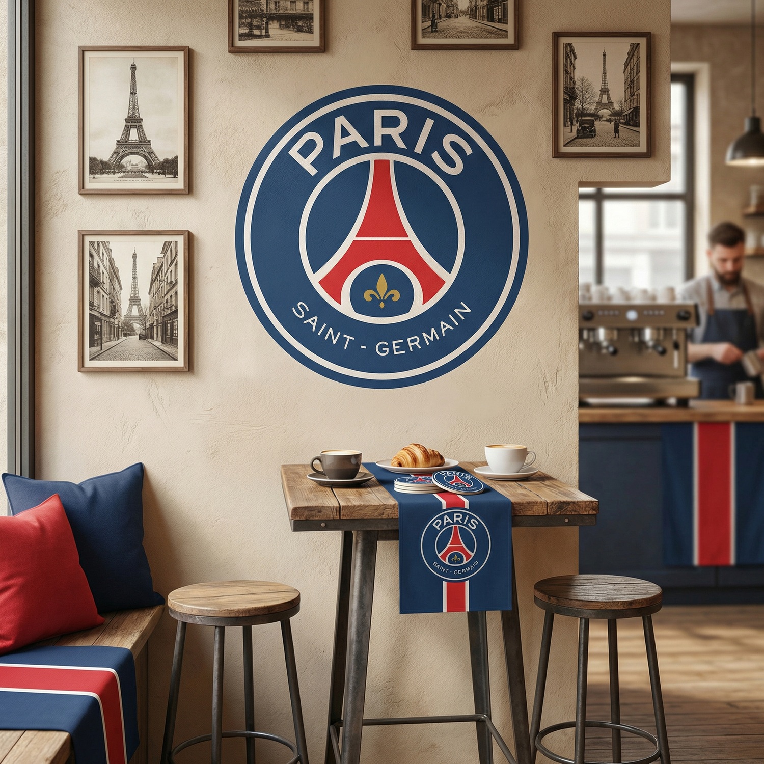 Vinilos Decorativos: Escudo PSG