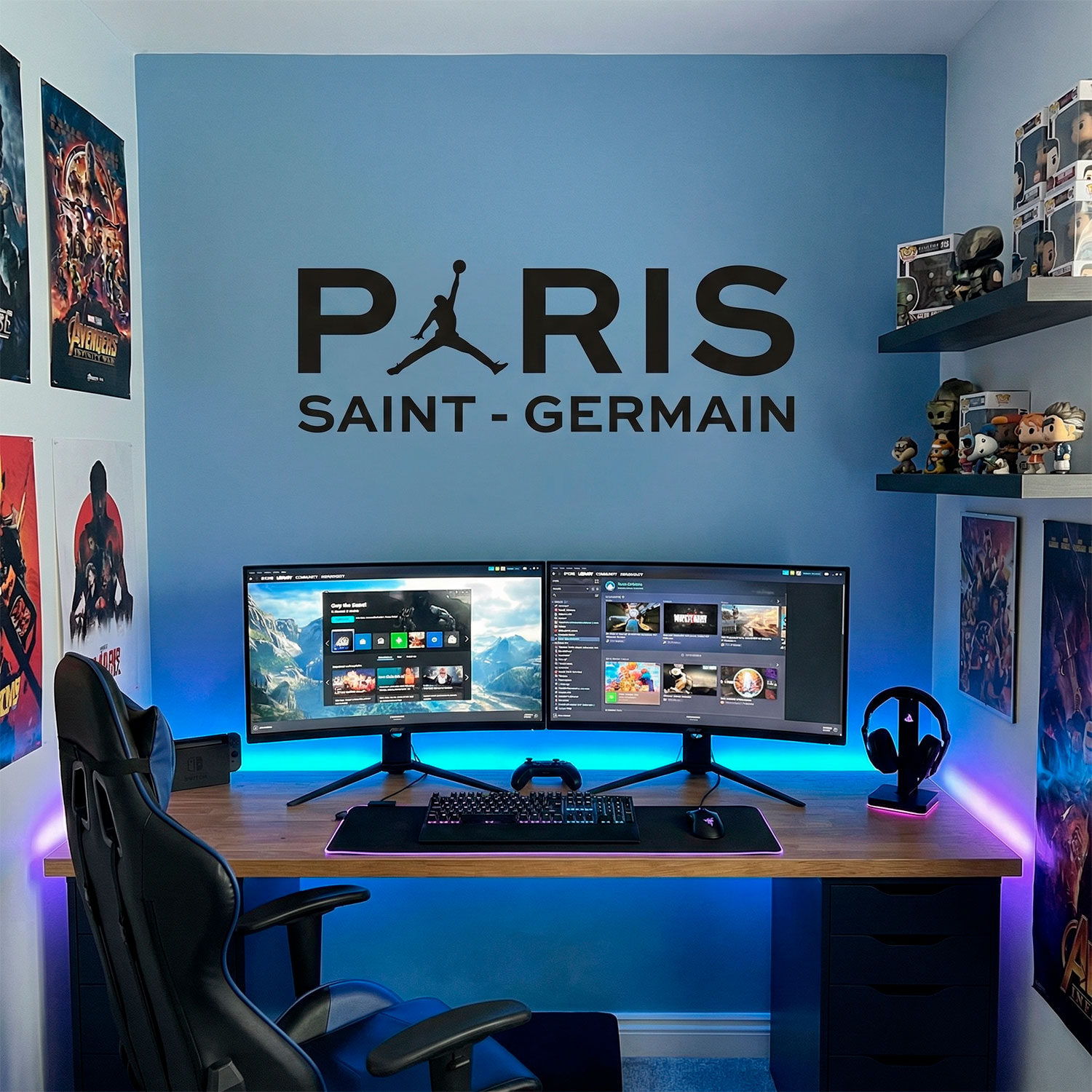 Vinilos Decorativos: PSG Jordan 