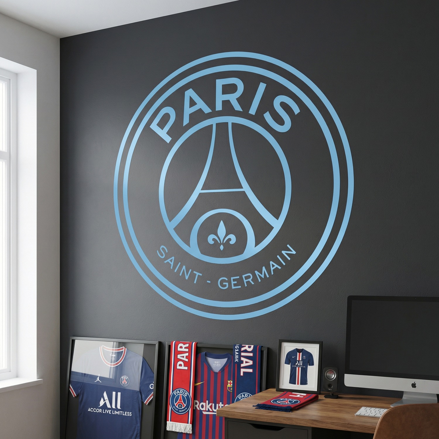 Vinilos Decorativos: Escudo Paris Saint-Germain Football Club
