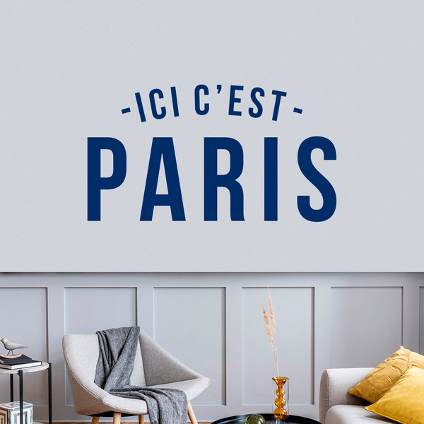 Vinilos Decorativos: PSG Ici c´est Paris