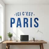Vinilos Decorativos: PSG Ici c&acute;est Paris 12
