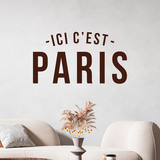 Vinilos Decorativos: PSG Ici c´est Paris 3