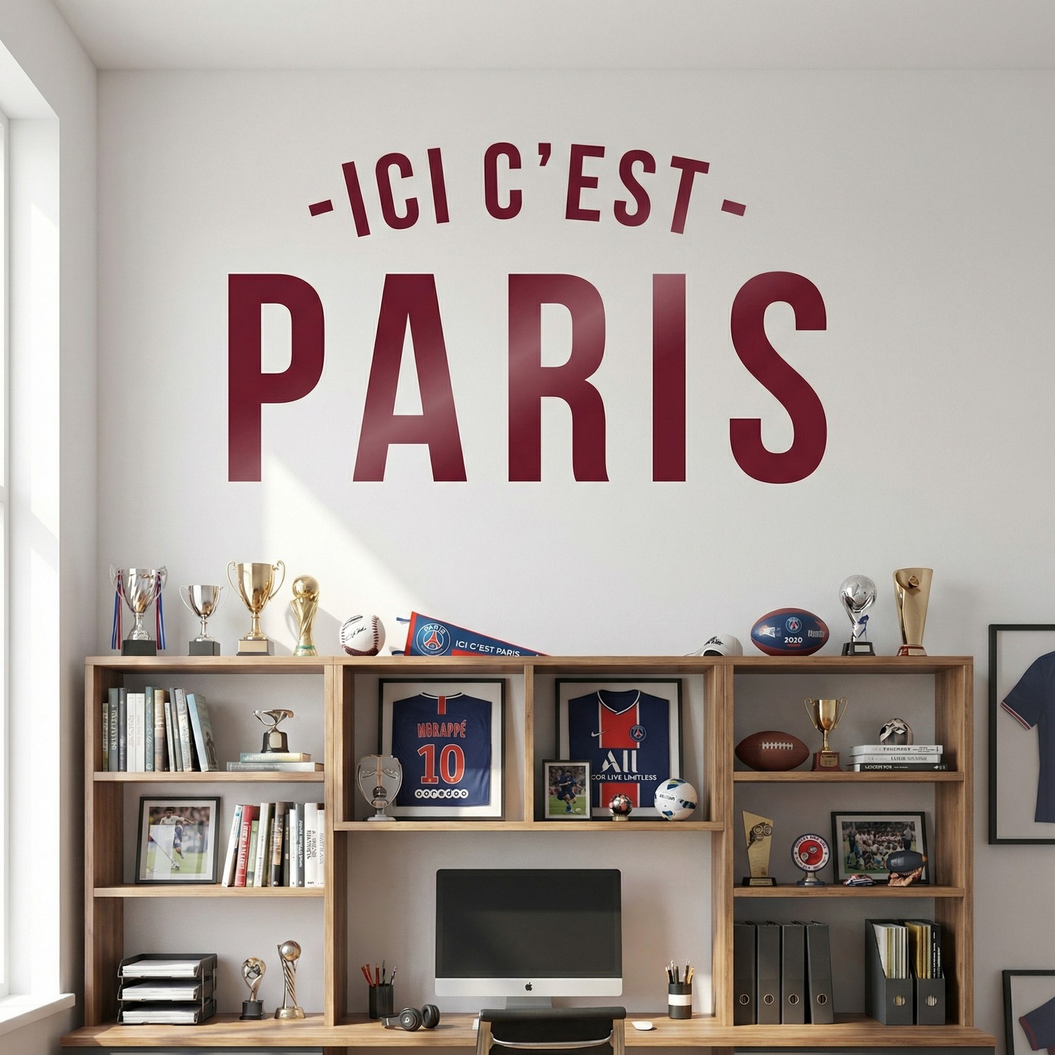 Vinilos Decorativos: PSG Ici c&acute;est Paris