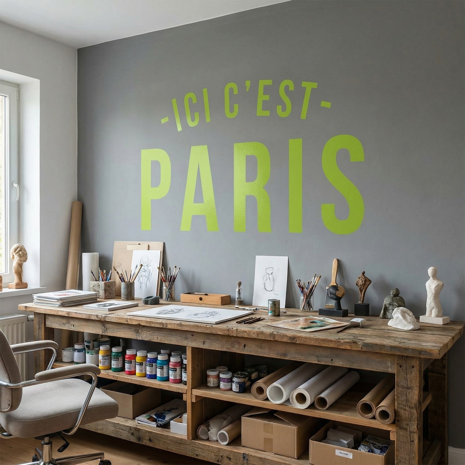 Vinilos Decorativos: PSG Ici c&acute;est Paris