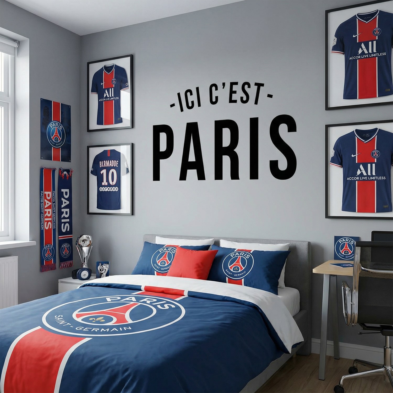 Vinilos Decorativos: PSG Ici c&acute;est Paris