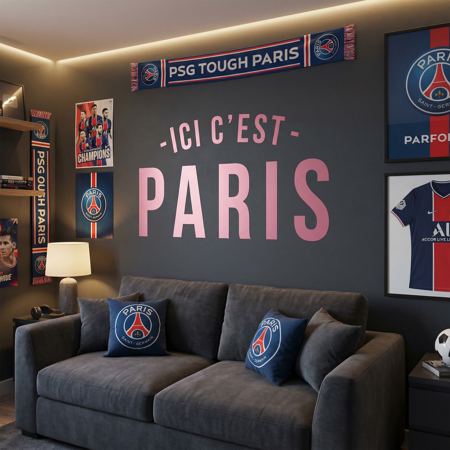 Vinilos Decorativos: PSG Ici c&acute;est Paris