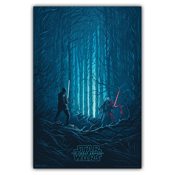 Vinilos Decorativos: Póster adhesivo Star Wars Episodio VII