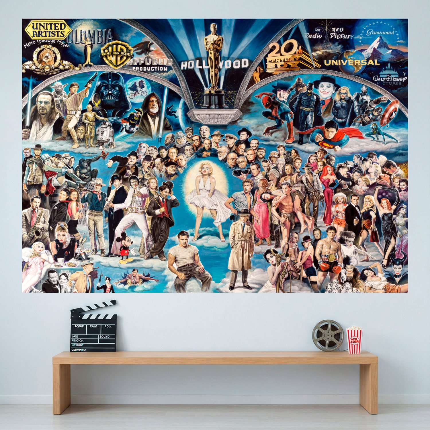Vinilos Decorativos: Póster adhesivo Hollywood