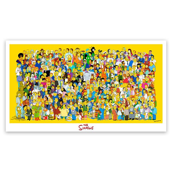 Vinilos Decorativos: Personajes Simpson