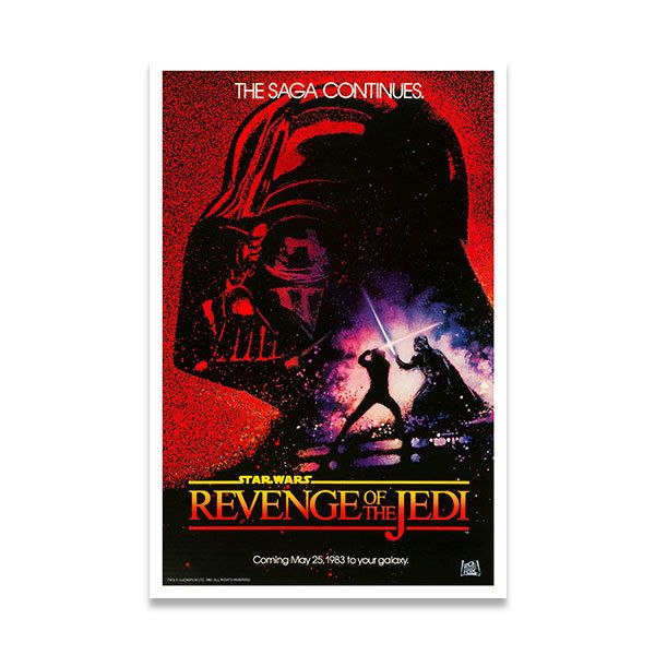 Vinilos Decorativos: Star wars la venganza de los jedi