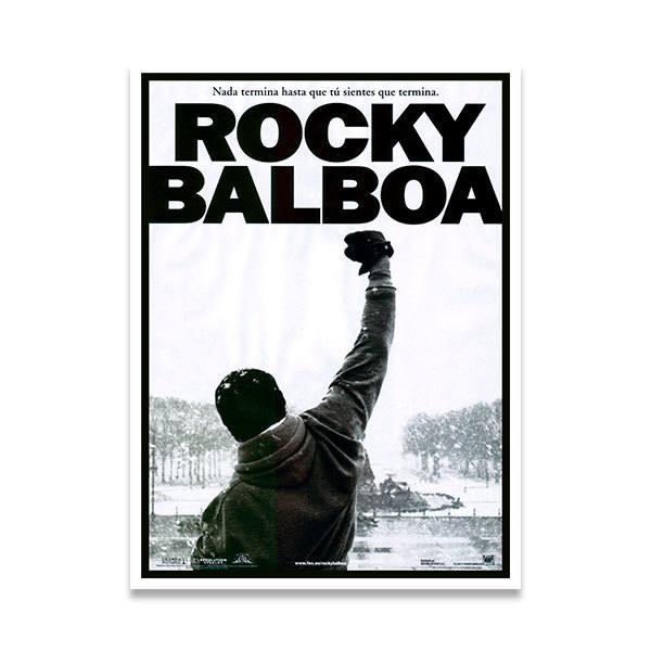 Póster adhesivo de vinilo Rocky Balboa