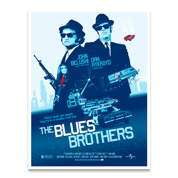Vinilos Decorativos: The Blues Brothers 0