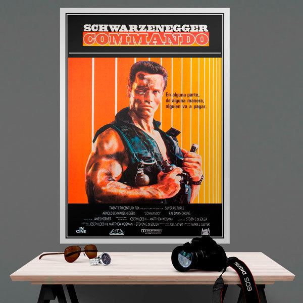 Vinilos Decorativos: Schwarzenegger Comando