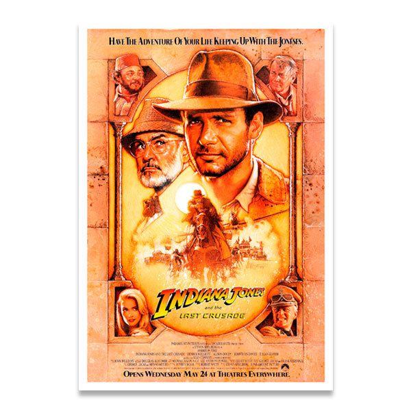 Vinilos Decorativos: Indiana Jones y la última cruzada