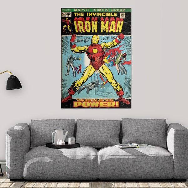 Vinilos Decorativos: El invencible Iron Man