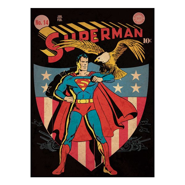 Vinilos Decorativos: Superman con un Águila