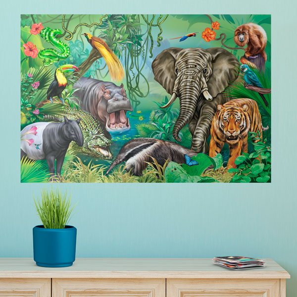 Vinilos Decorativos: Animales de la Selva