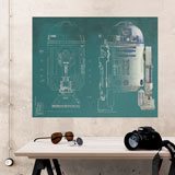 Vinilos Decorativos: Planos R2-D2 3