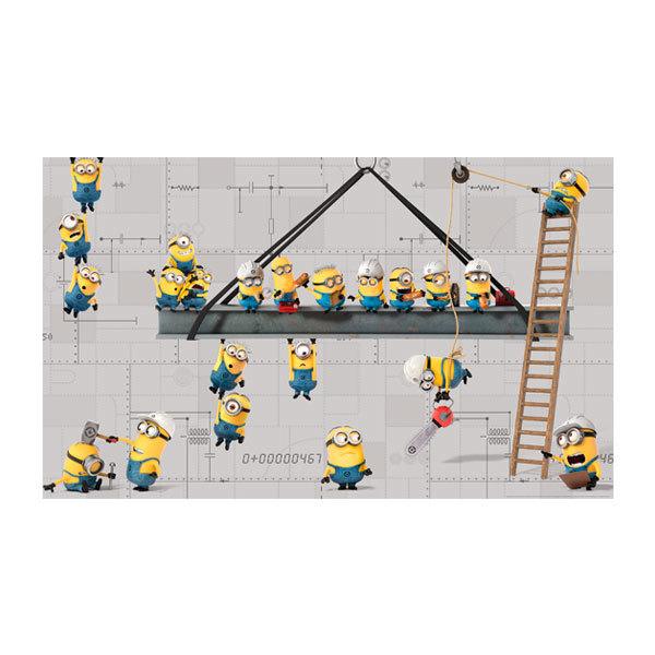 Vinilos Decorativos: Minions Constructores