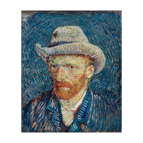 Vinilos Decorativos: Autorretrato de Van Gogh