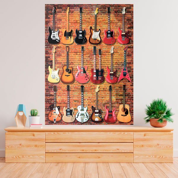 Vinilos Decorativos: Tipos de guitarras