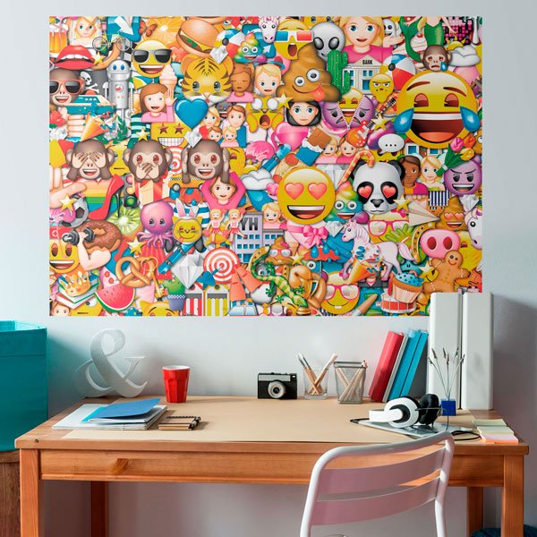 Vinilos Decorativos: Emojis divertidos