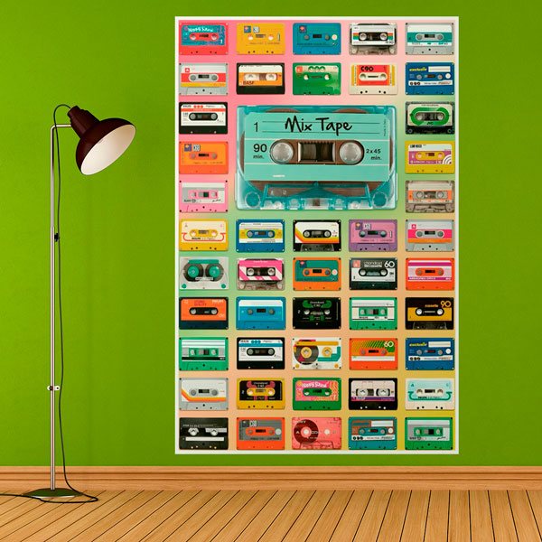 Vinilos Decorativos: Cintas de cassette