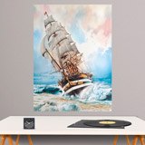 Vinilos Decorativos: Barco surcando los mares 3