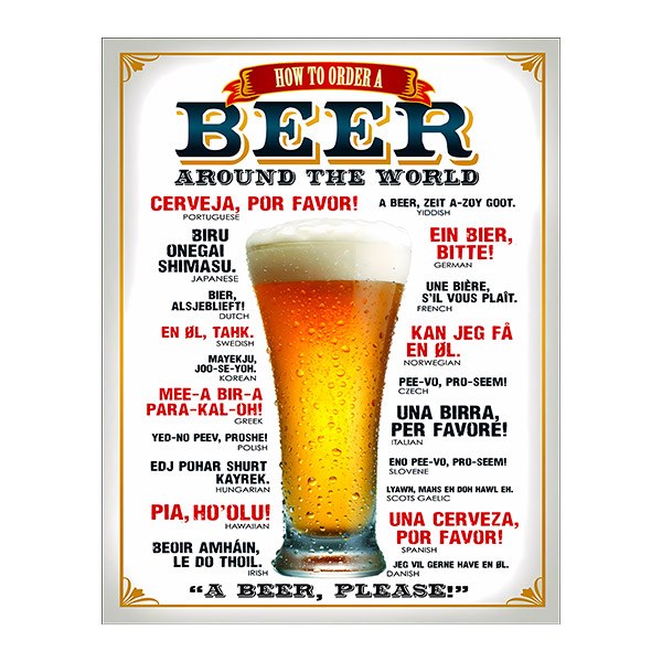 Vinilos Decorativos: Beer around the world