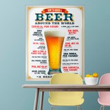 Vinilos Decorativos: Beer around the world 3