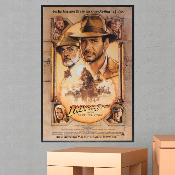 Vinilos Decorativos: Indiana Jones y la última cruzada