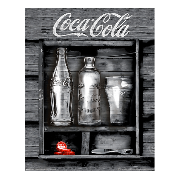 Vinilos Decorativos: Botellas de Coca Cola
