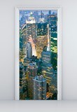 Vinilos Decorativos: Puerta rascacielos en Nueva York 5
