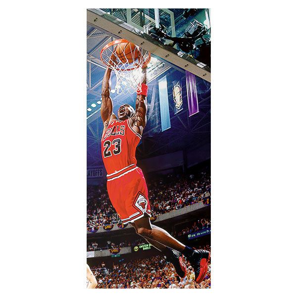 Vinilos Decorativos: Puerta Mate de Michael Jordan