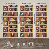 Vinilos Decorativos: Puerta Estantería de Libros 3