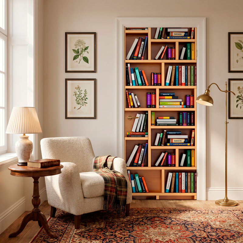 Puerta Estanter&iacute;a de Libros 5