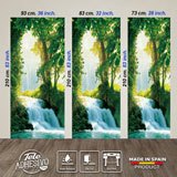 Vinilos Decorativos: Puerta Cascada en el Bosque 3