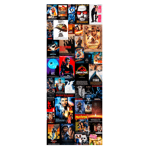 Vinilos Decorativos: Películas de Cine 80 y 90 III