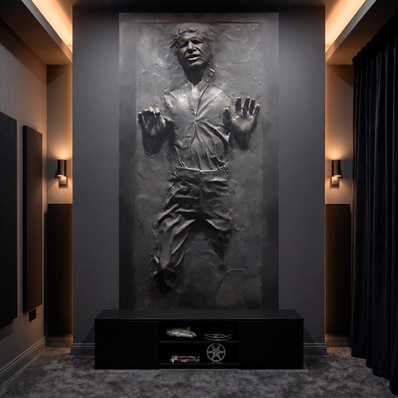 Han Solo congelado en carbonita 4/6