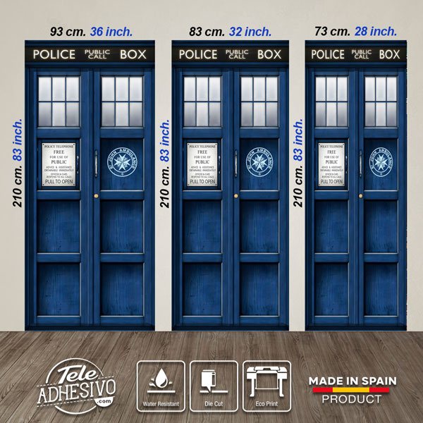 Vinilos Decorativos: Tardis Doctor Who