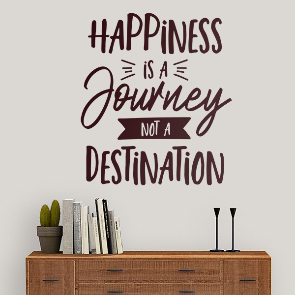 Vinilos Decorativos: Happiness is the way