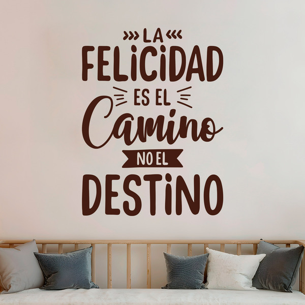 Vinilos Decorativos: La felicidad es el camino