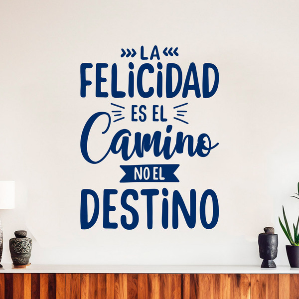 Vinilos Decorativos: La felicidad es el camino