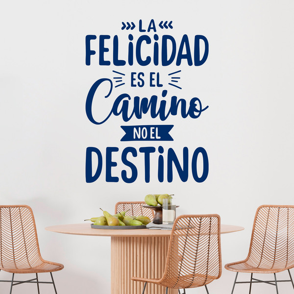 Vinilos Decorativos: La felicidad es el camino