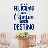 Vinilos Decorativos: La felicidad es el camino 4