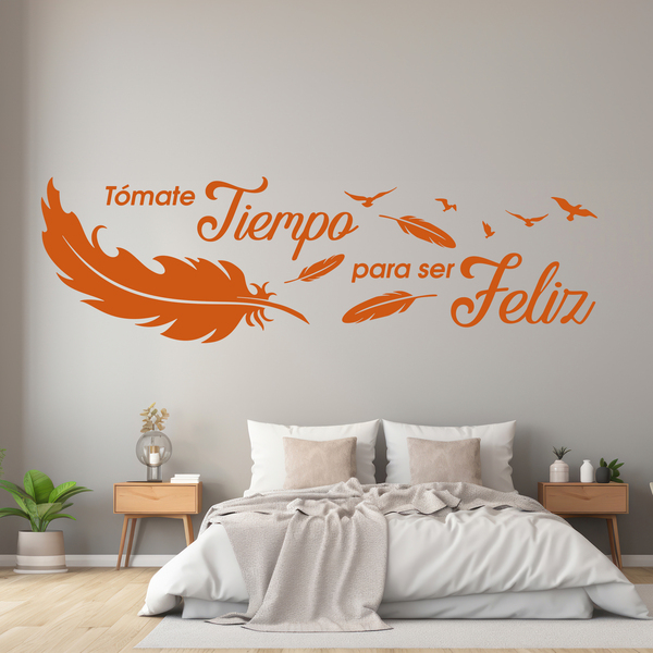 Vinilos Decorativos: Tómate tiempo para ser feliz