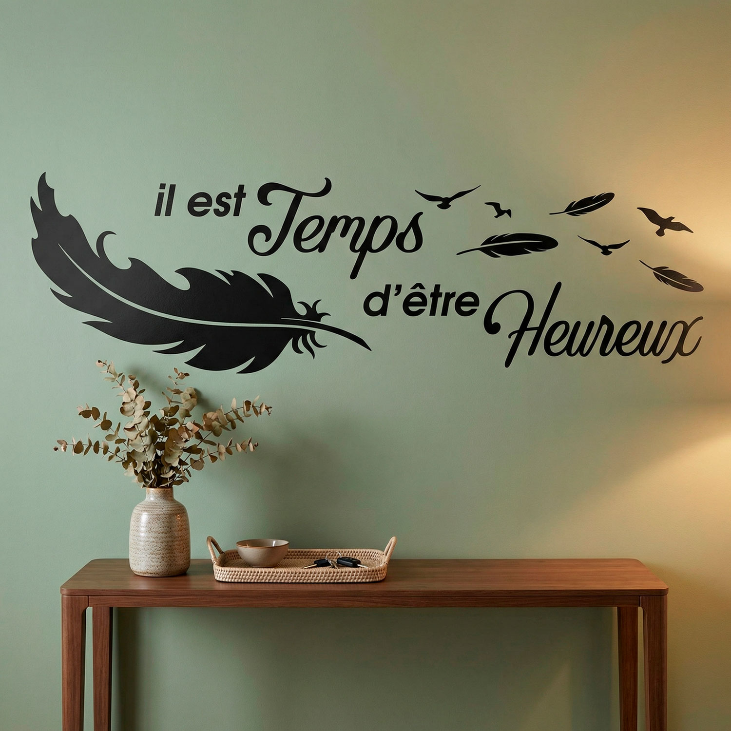 Vinilos Decorativos: Il est temps d'&ecirc;tre Heureux