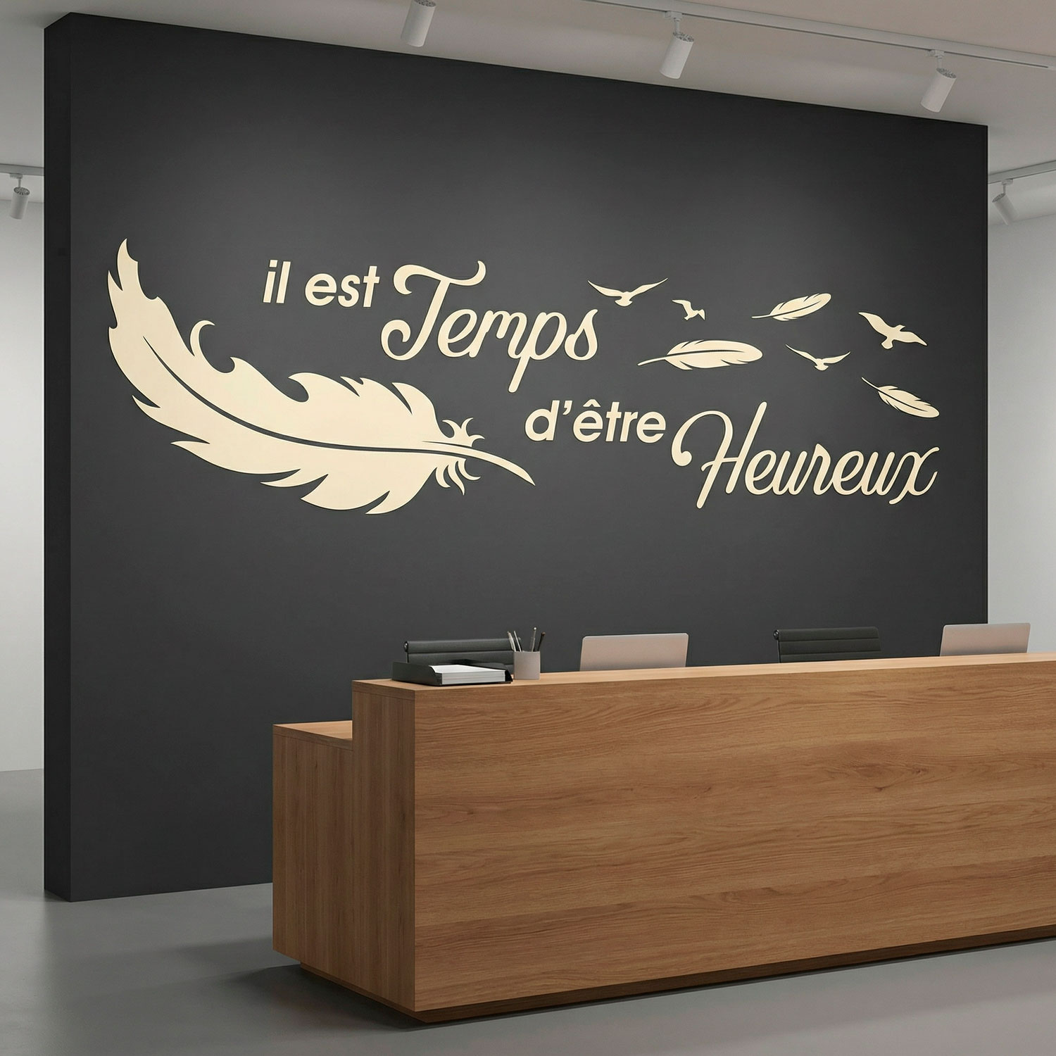 Vinilos Decorativos: Il est temps d'&ecirc;tre Heureux